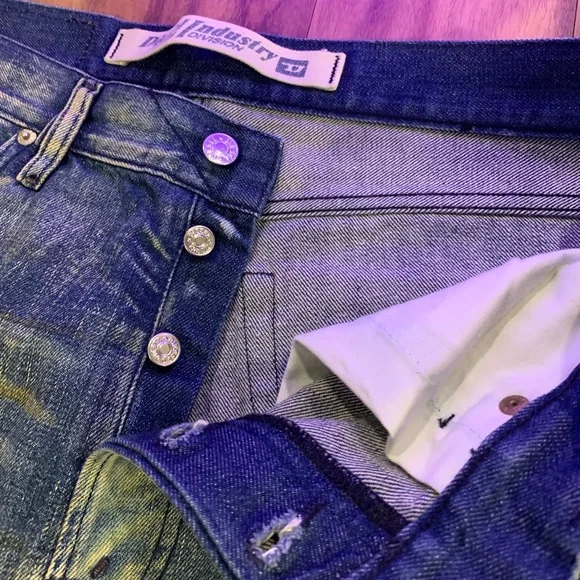 Diesel Italy Brush Faded Jeans